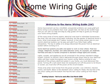 Tablet Screenshot of homewiringguide.com